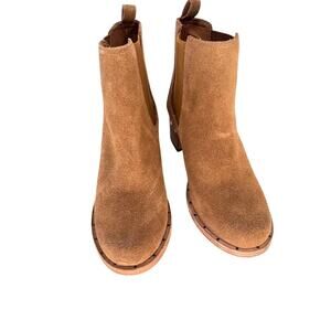 Beek Tan Suede Ankle Boots